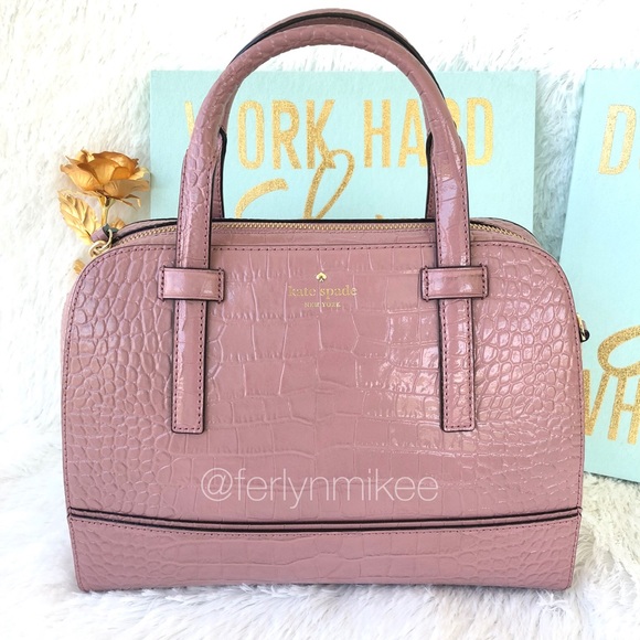 NEW Kate Spade Small Felix Riverside St Exotic NWT - Picture 7 of 7